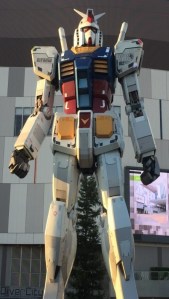 Big Gundam statue at Diver City, Odaiba