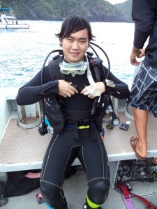 Diving at Naha, Okinawa
